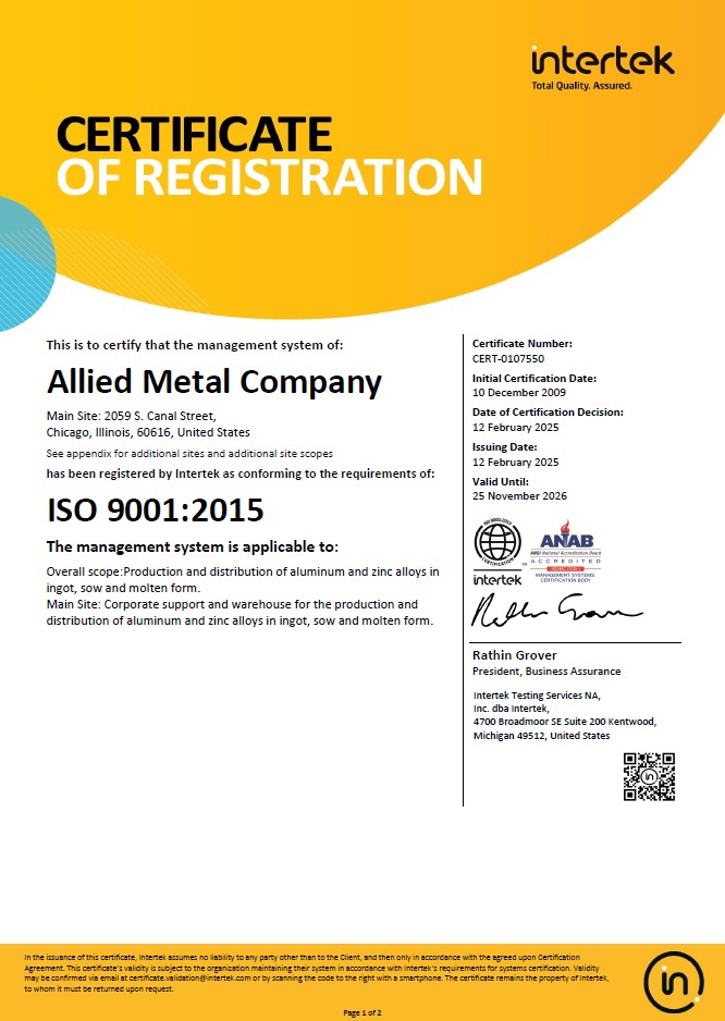 ISO 9001 Cert Photo Page 1